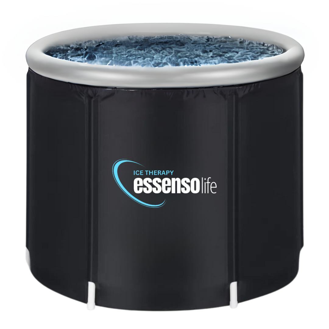 Essensolife portable Ice bath tub with lid-White Ring