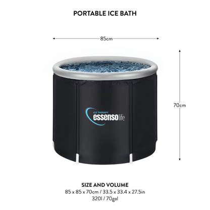 Essensolife portable Ice bath tub Large