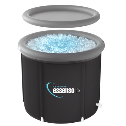 Essensolife portable Ice bath tub with lid-White Ring